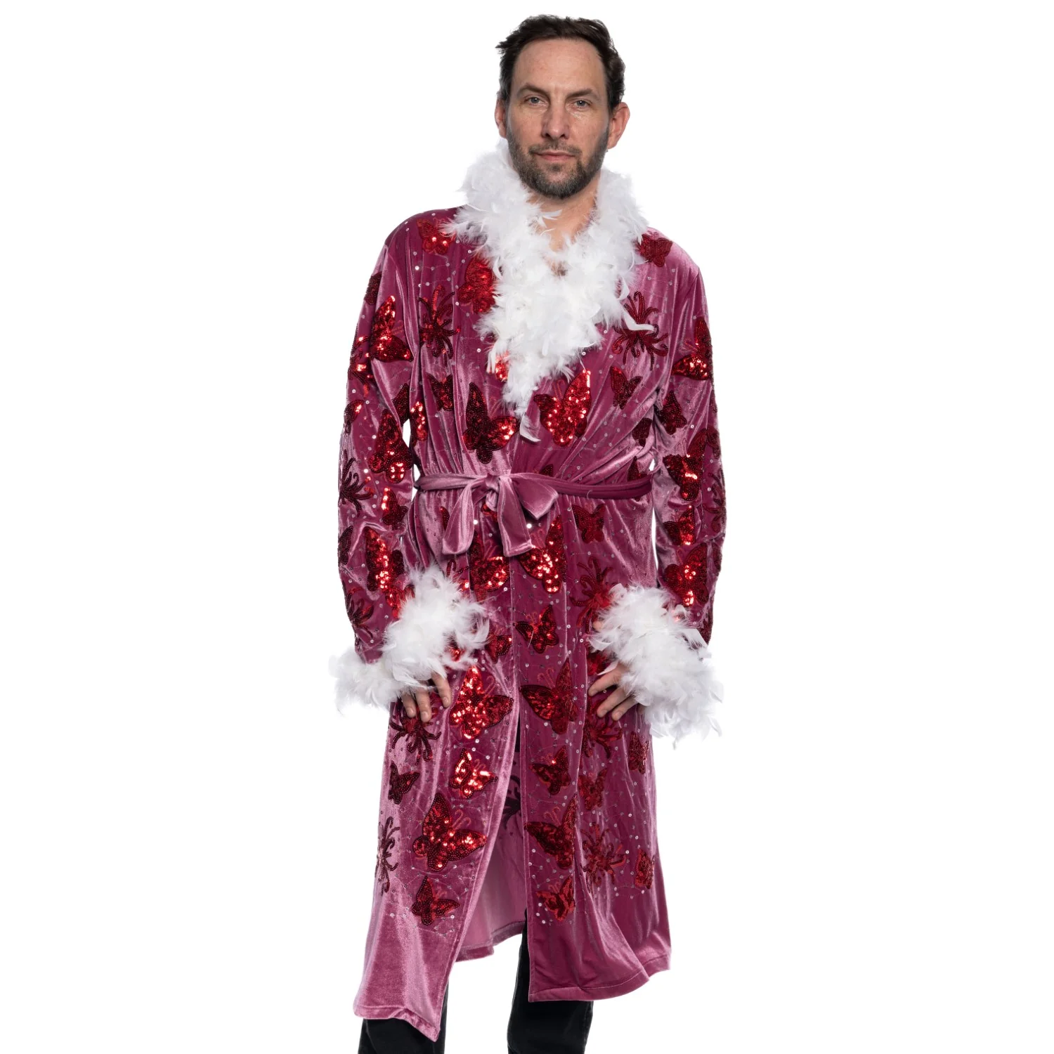 Deluxe Wrestling Nature Boy Halloween Cosplay Costume Robe